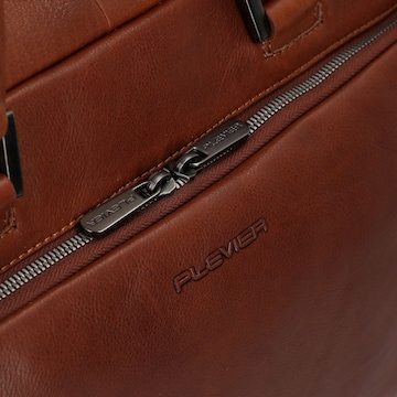 Borsa portadocumenti 'Vintage Bill' di Plevier in marrone