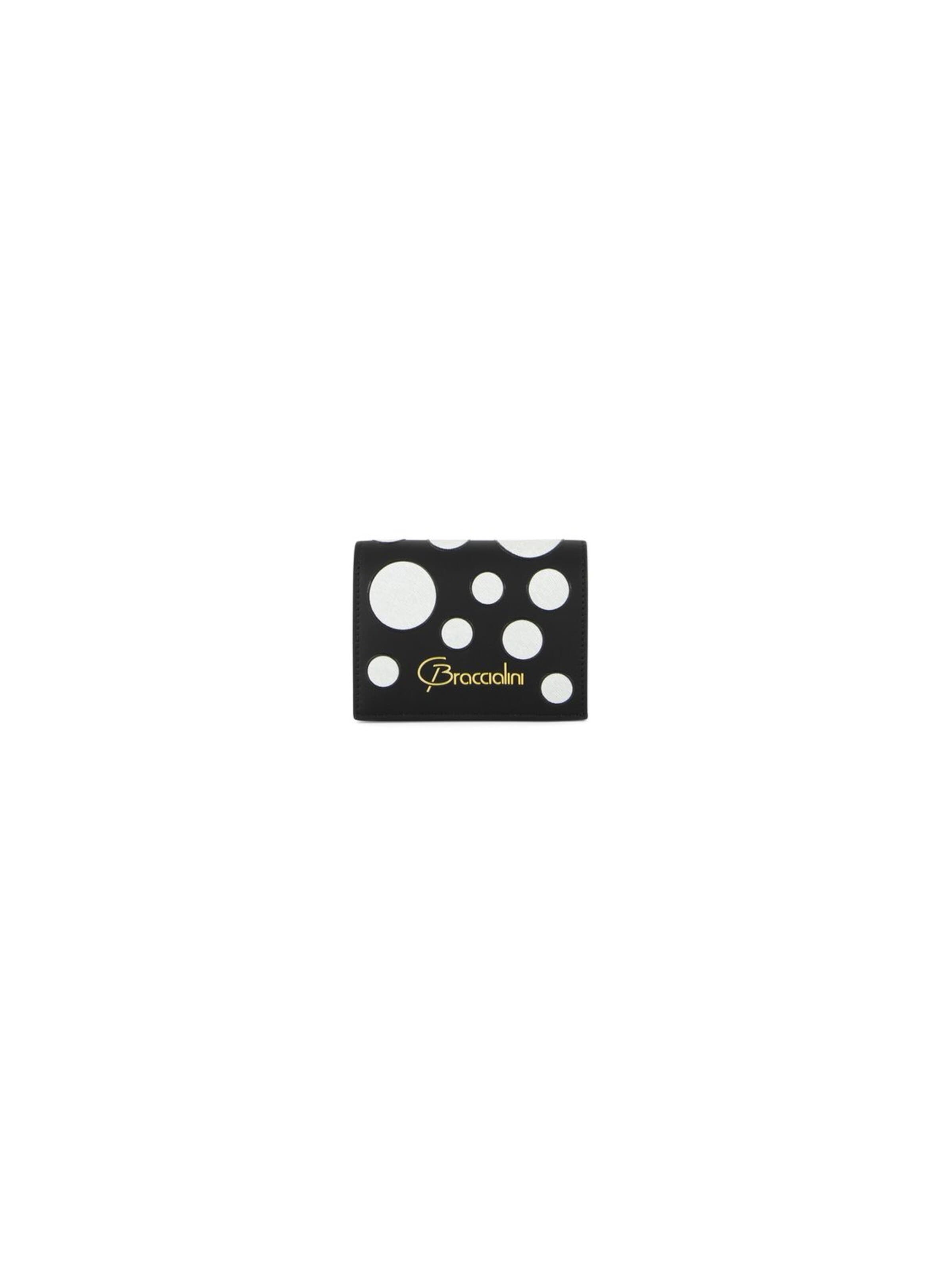 Braccialini - Cartera 'Wallet Pois' en negro