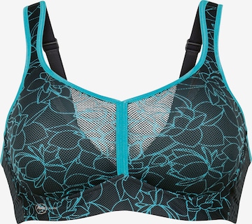 ANITA Bra 'Air Control Delta Pad Sport' in Blue: front