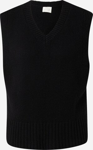 Kendall for ABOUT YOU Sweater 'Jaden' in Black: front