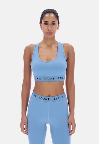 Ted Baker Bustier Sport bh 'Diana Essentials' in Blauw: voorkant