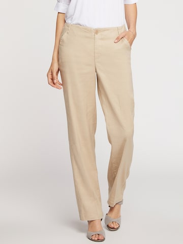 NYDJ Loose fit Pants 'Marilyn' in Beige: front