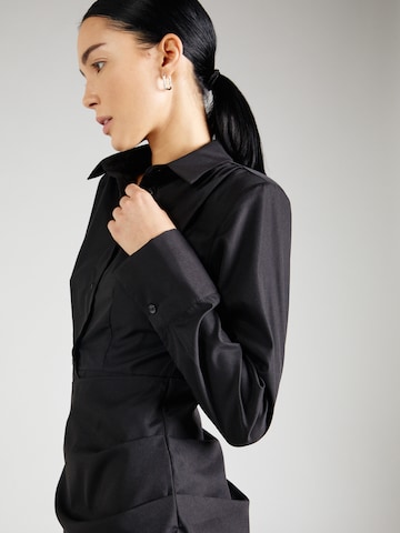 Misspap - Vestido camisero en negro
