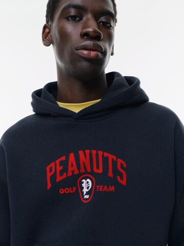 Pull&Bear Tréning póló 'PEANUTS' - kék