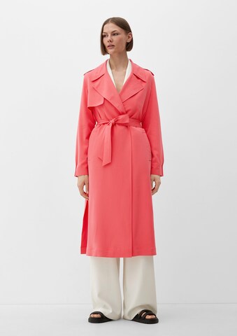 Manteau mi-saison s.Oliver BLACK LABEL en rose : devant