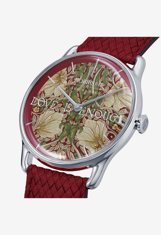 August Berg Analoog horloge in Rood