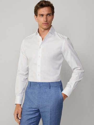 Hackett London Slim Fit Hemd in Weiß: Vorderseite