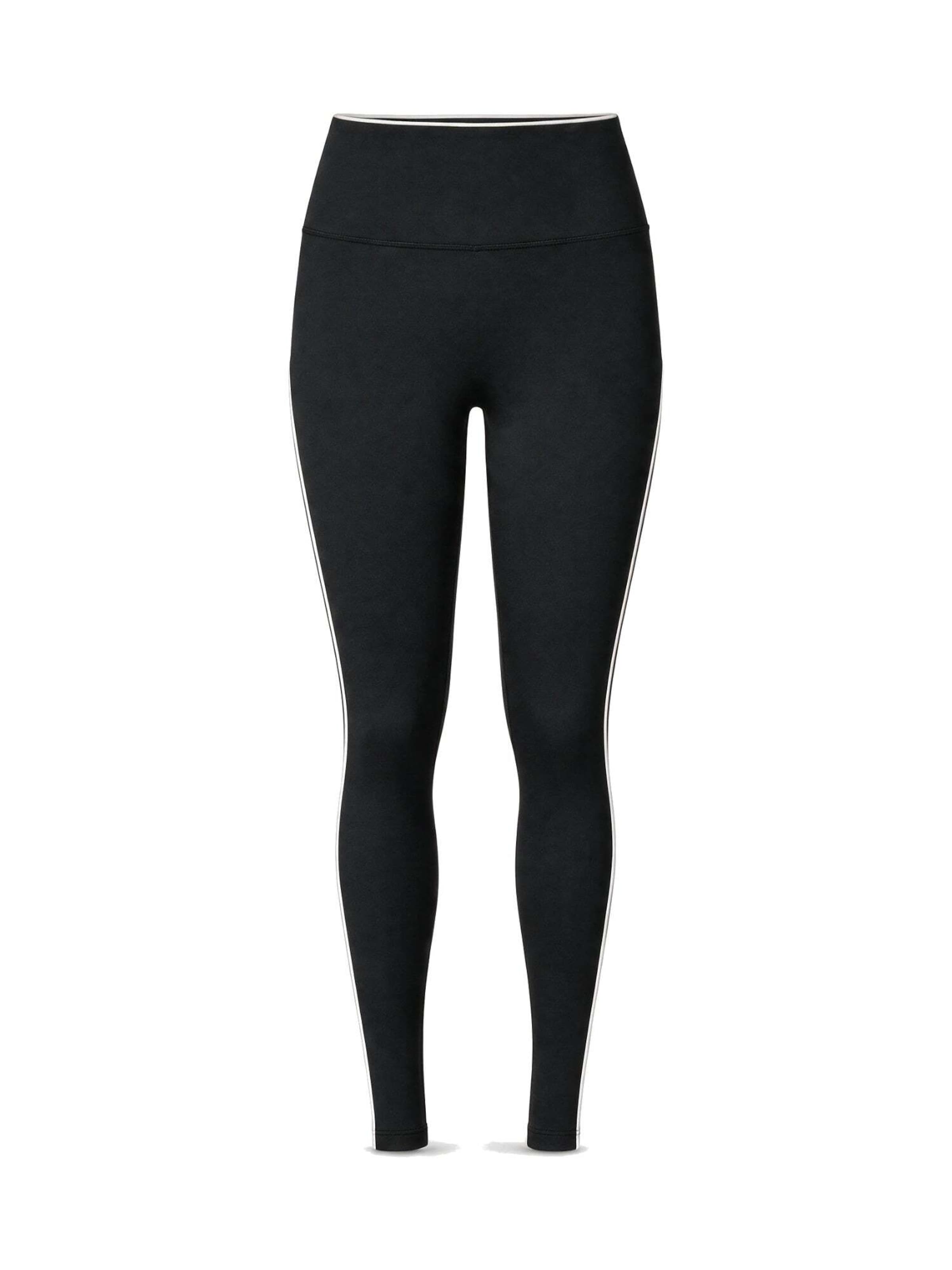 SNOCKS Slimfit Leggings in Zwart: voorkant