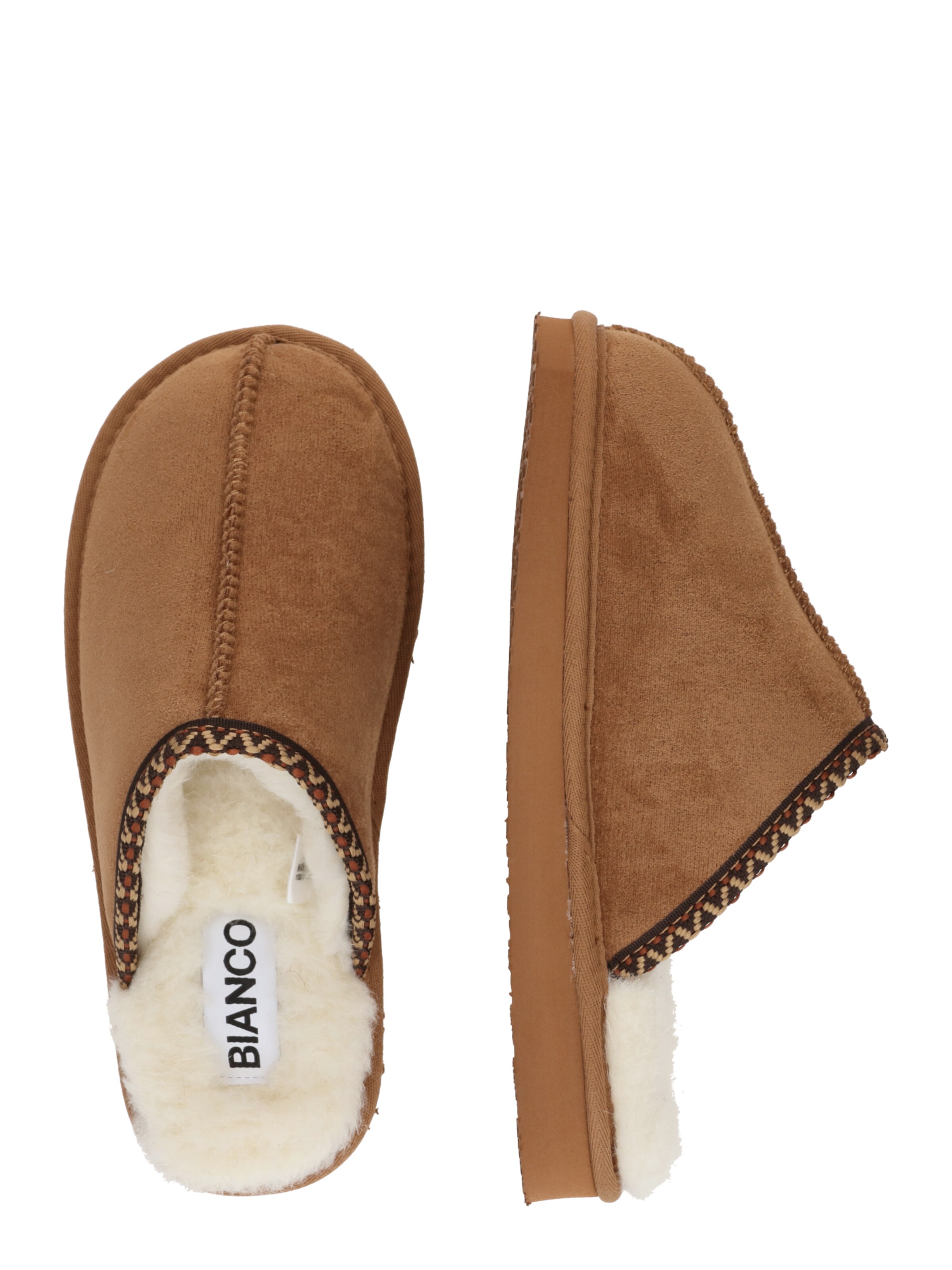 Bianco Тапки 'Sweetie' в Коричневый