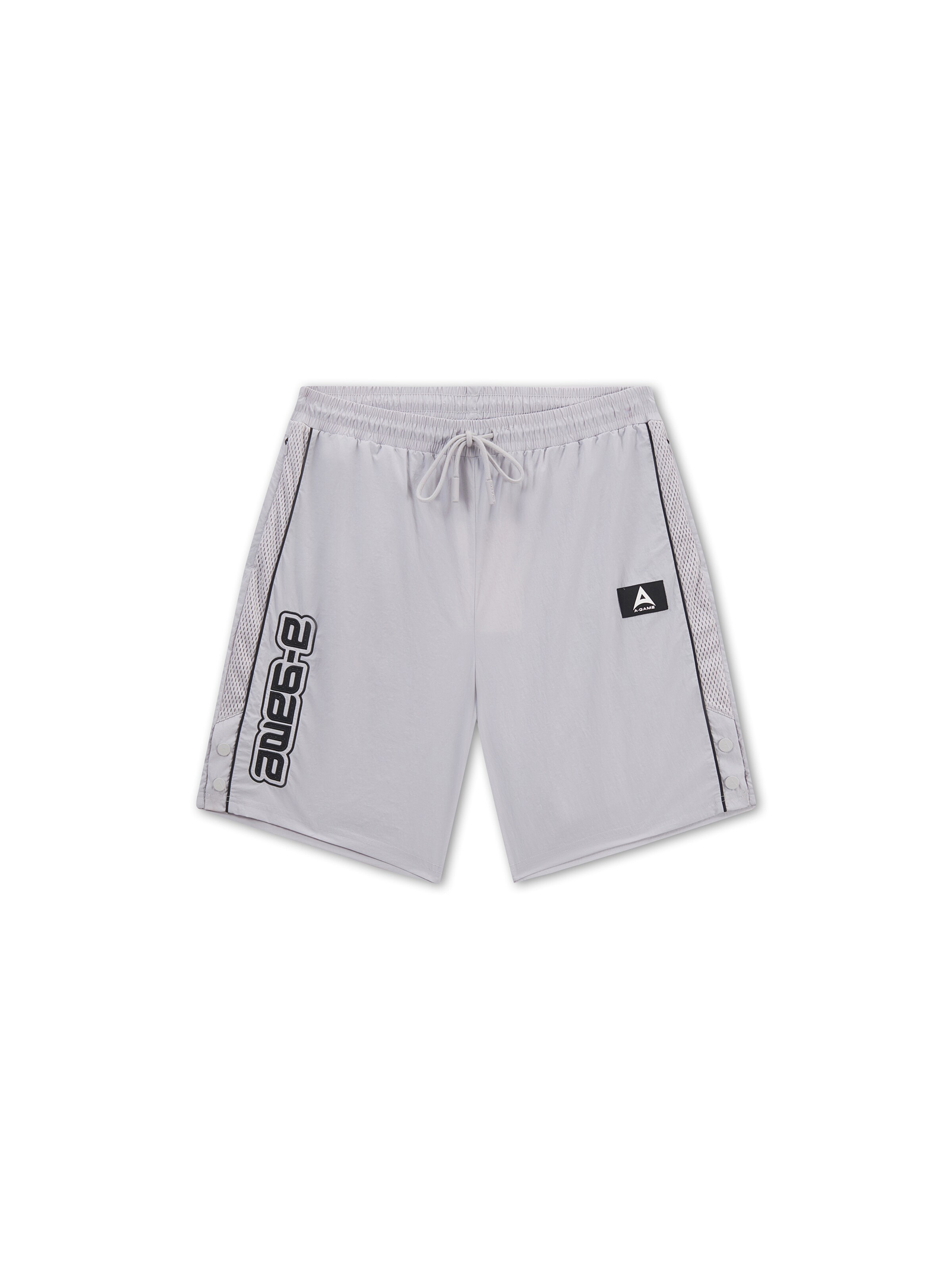 A-Game - Loosefit Calças de desporto em cinzento: frente