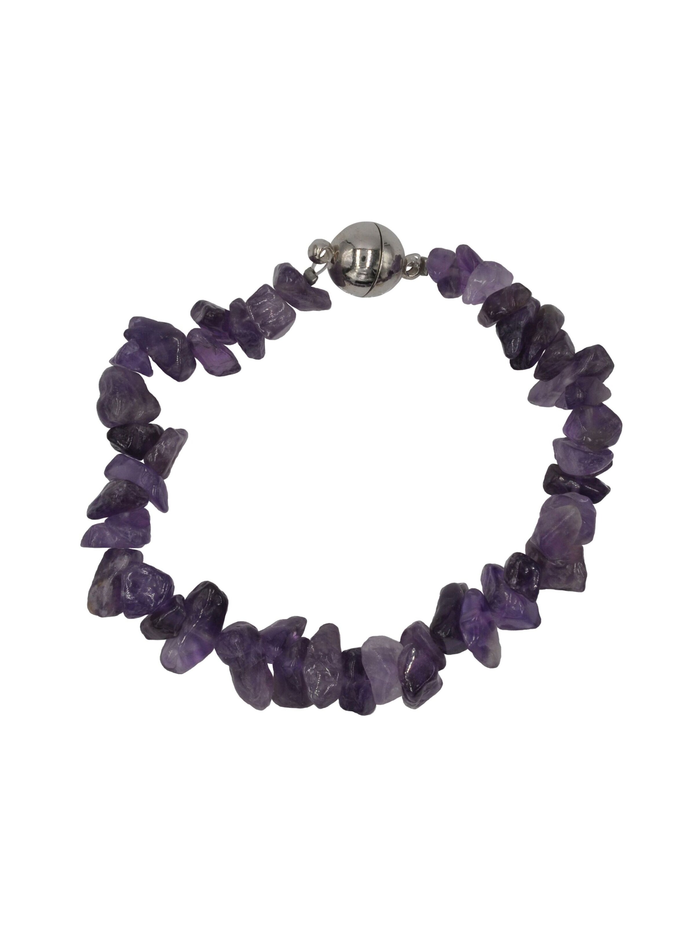 Steuer Armband in Lila: Vorderseite