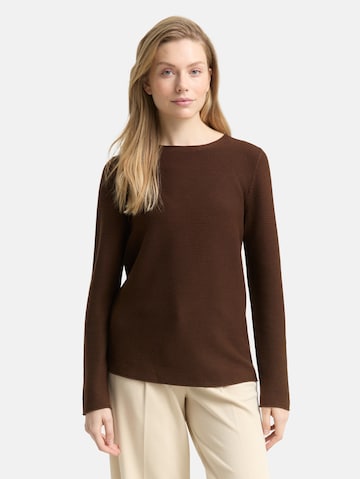Pull-over TOM TAILOR en marron : devant