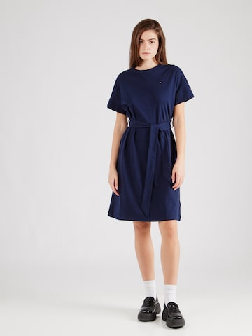 Rochie de la TOMMY HILFIGER pe albastru: față