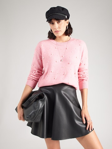 Pull-over 'ONLEMBLA' ONLY en rose : devant