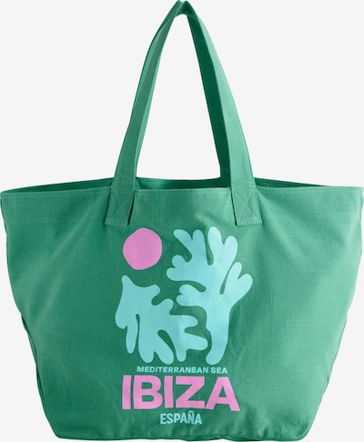 Plase de cumpărături Next pe albastru aqua / verde stuf / roz eozină, Vizualizare produs