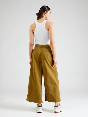 Wide Leg Pantalon à pince 'Samira' WHITE STUFF en vert