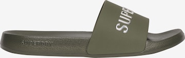 Superdry Strand-/badschoen in Groen: voorkant