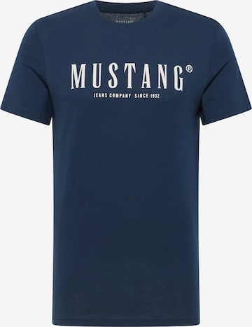 MUSTANG - Camiseta 'STYLE AUSTIN' en azul: frente