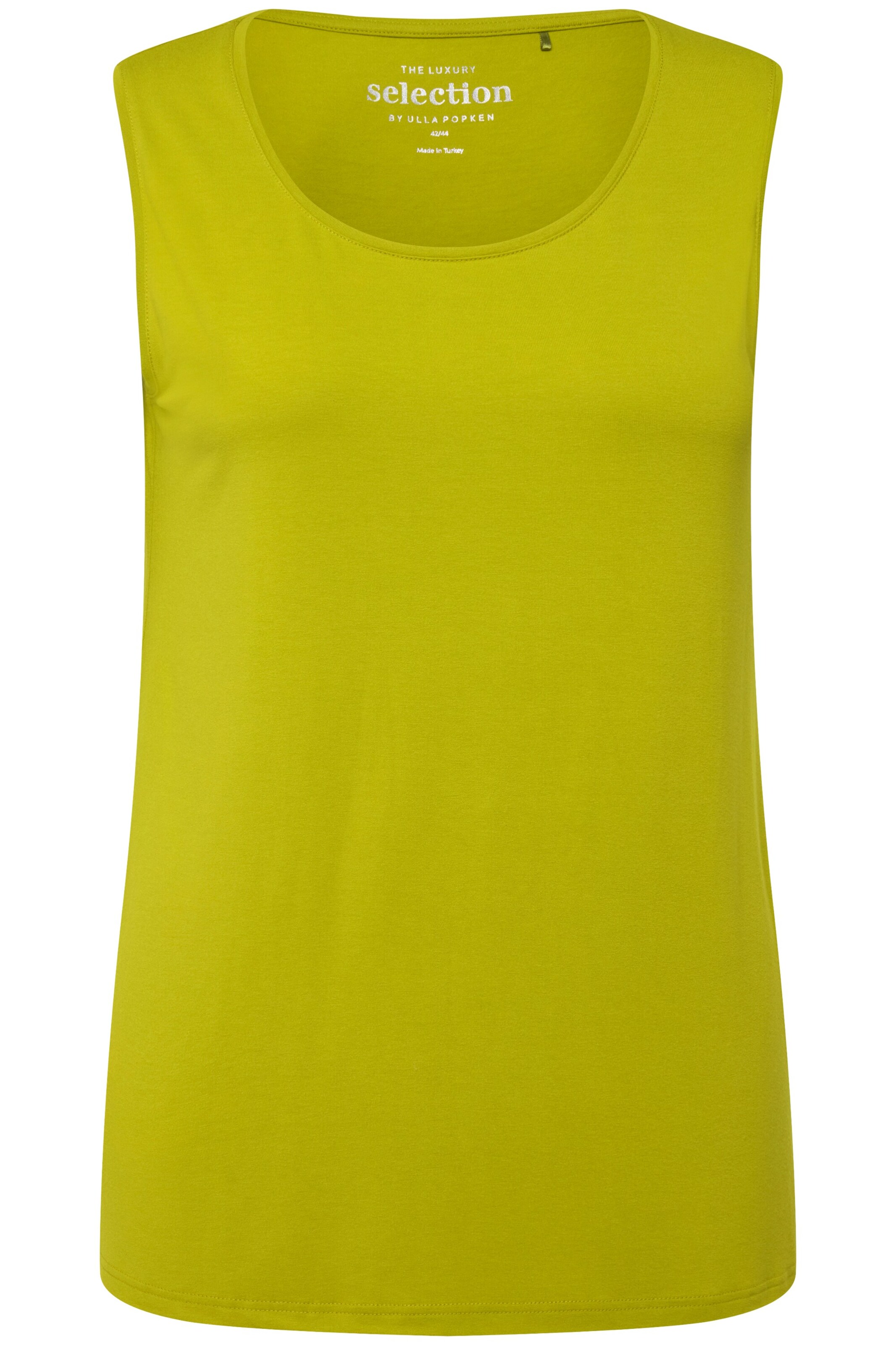 Ulla Popken Top in Geel: voorkant