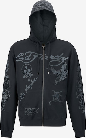 Ed HardyGornji dio trenirke - crna boja: prednji dio