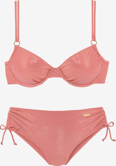 LASCANA Bikini u zlatna / rosé, Pregled proizvoda