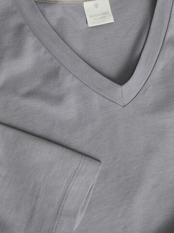JACK & JONES Shirt 'GARETH' in Grey