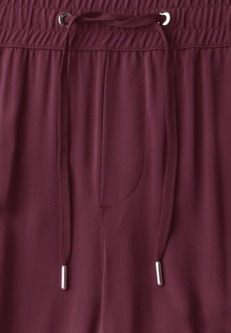 STREET ONE Loosefit Hose 'Emee' in Rot