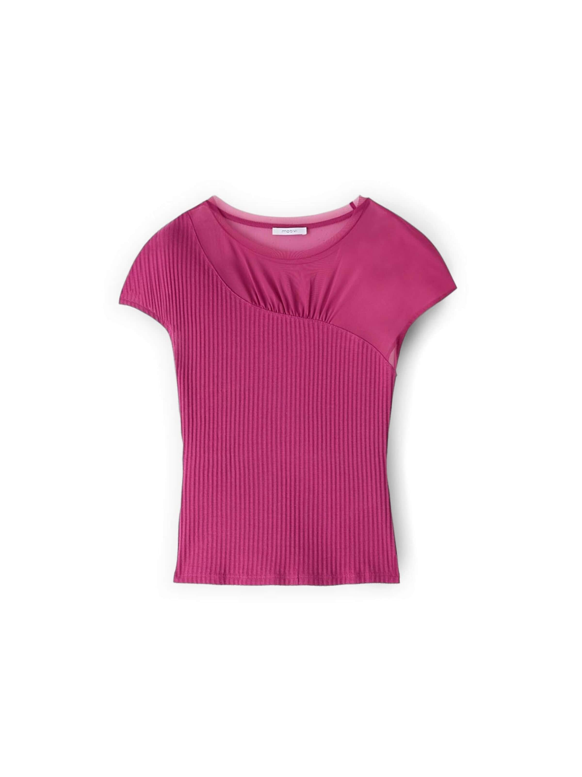 MOTIVI Shirt in XXS-XS/Regular in Fuchsia, Item view