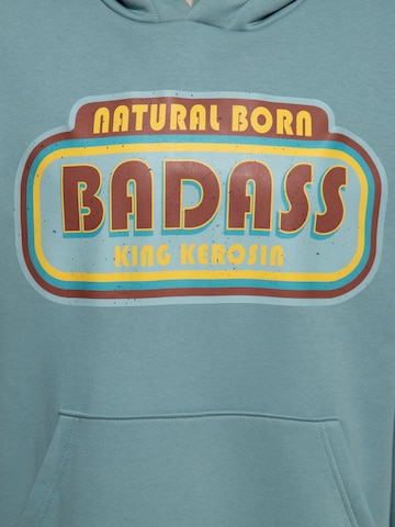 King Kerosin Pullover 'Natural Born Badass' in Grün