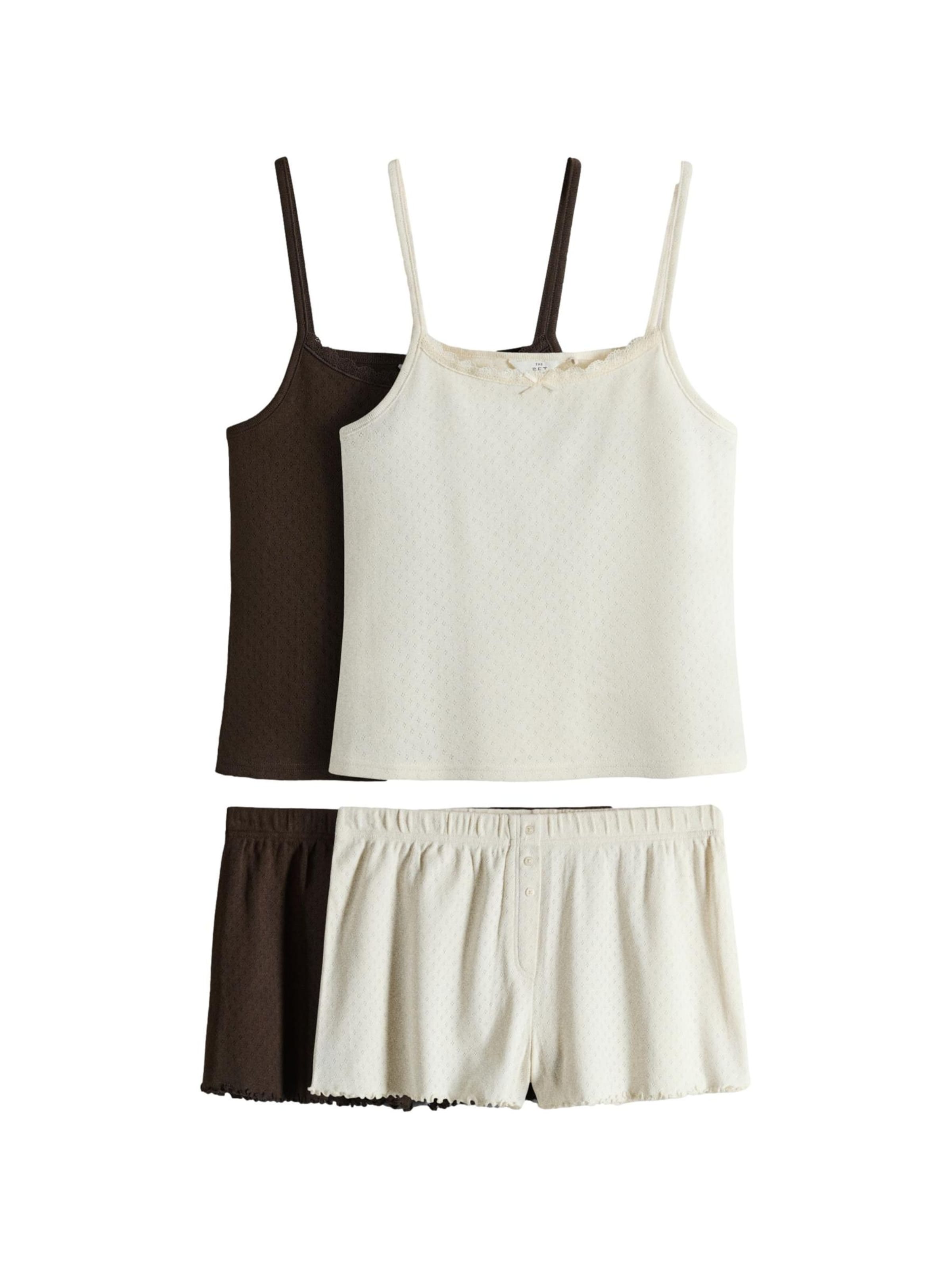 The Set Shorty in Braun: Vorderseite