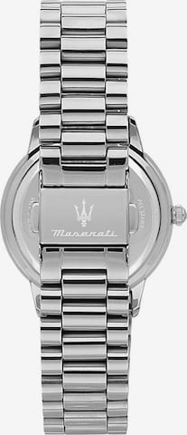 Maserati Analoguhr in Silber