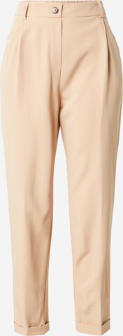 Loosefit Pantaloni con pieghe di Dorothy Perkins in marrone: frontale