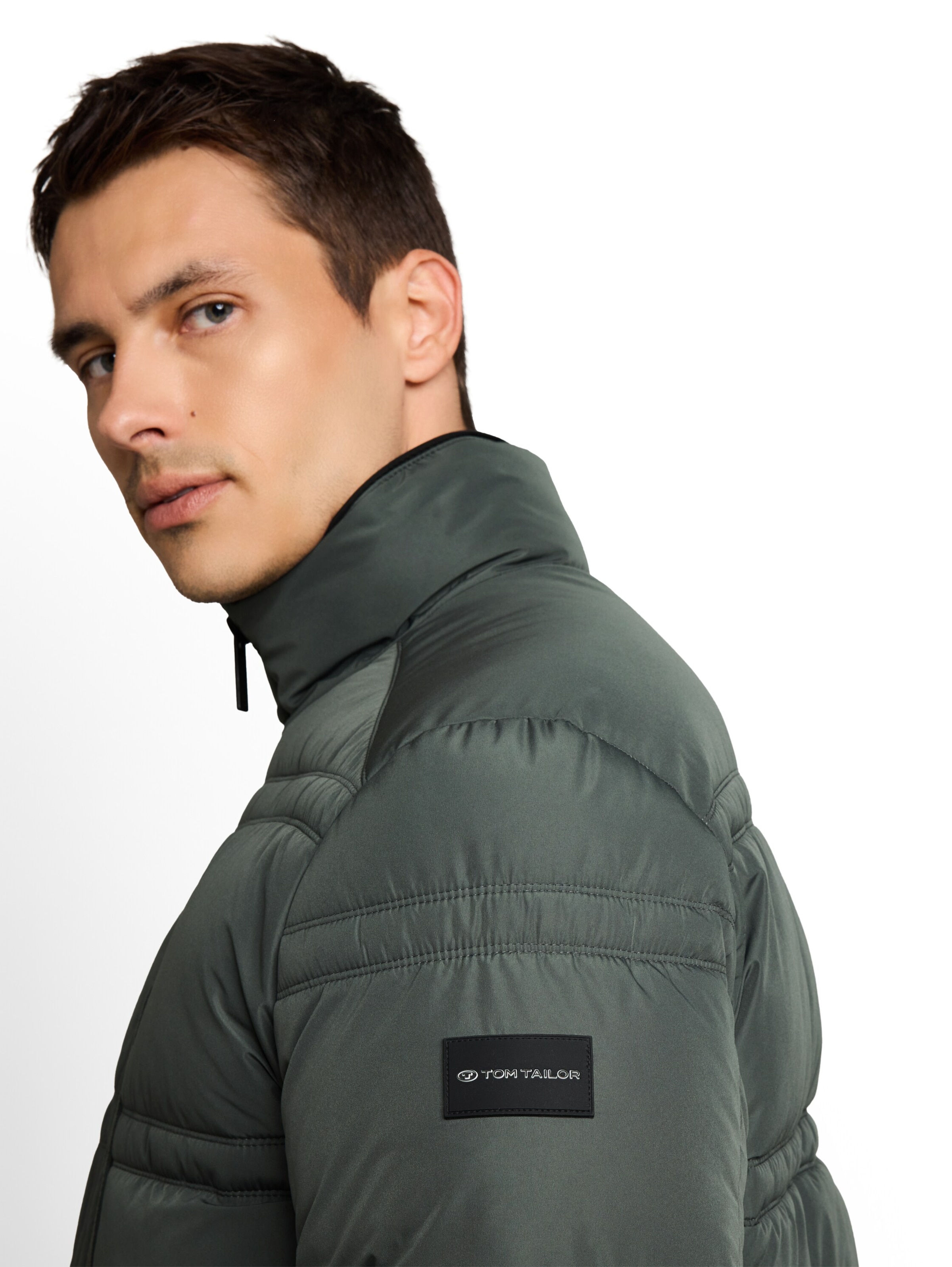 TOM TAILOR Winter jacket in Green