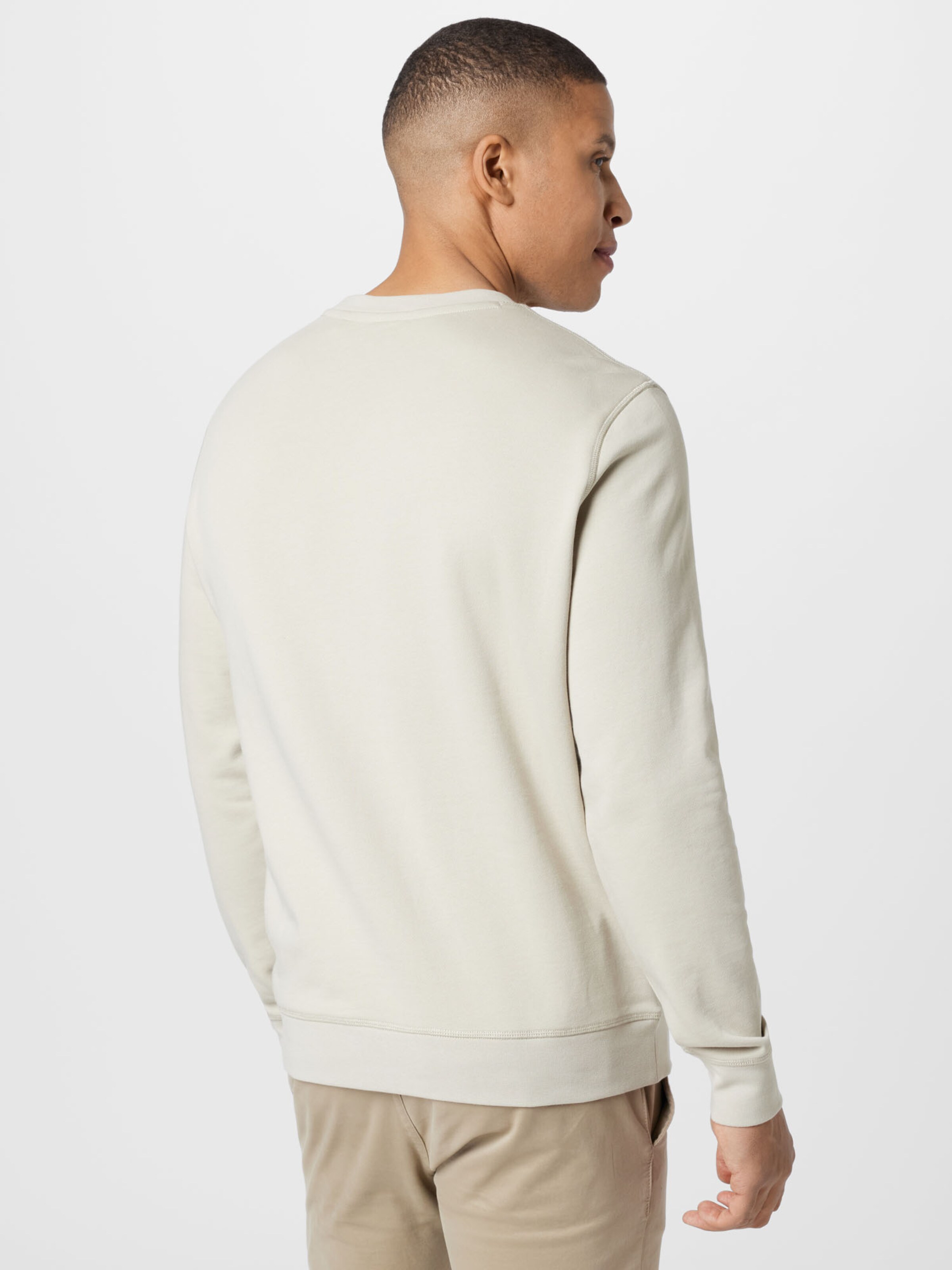 Männer Sweat BOSS Orange Sweatshirt 'Westart' in Beige - FX91203 Männer Sweat BOSS Orange Sweatshirt 'Westart' in Beige - FX91203