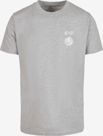 F4NT4STIC T Shirt 'ACDC Lightning Bolt' in Grau: Vorderseite