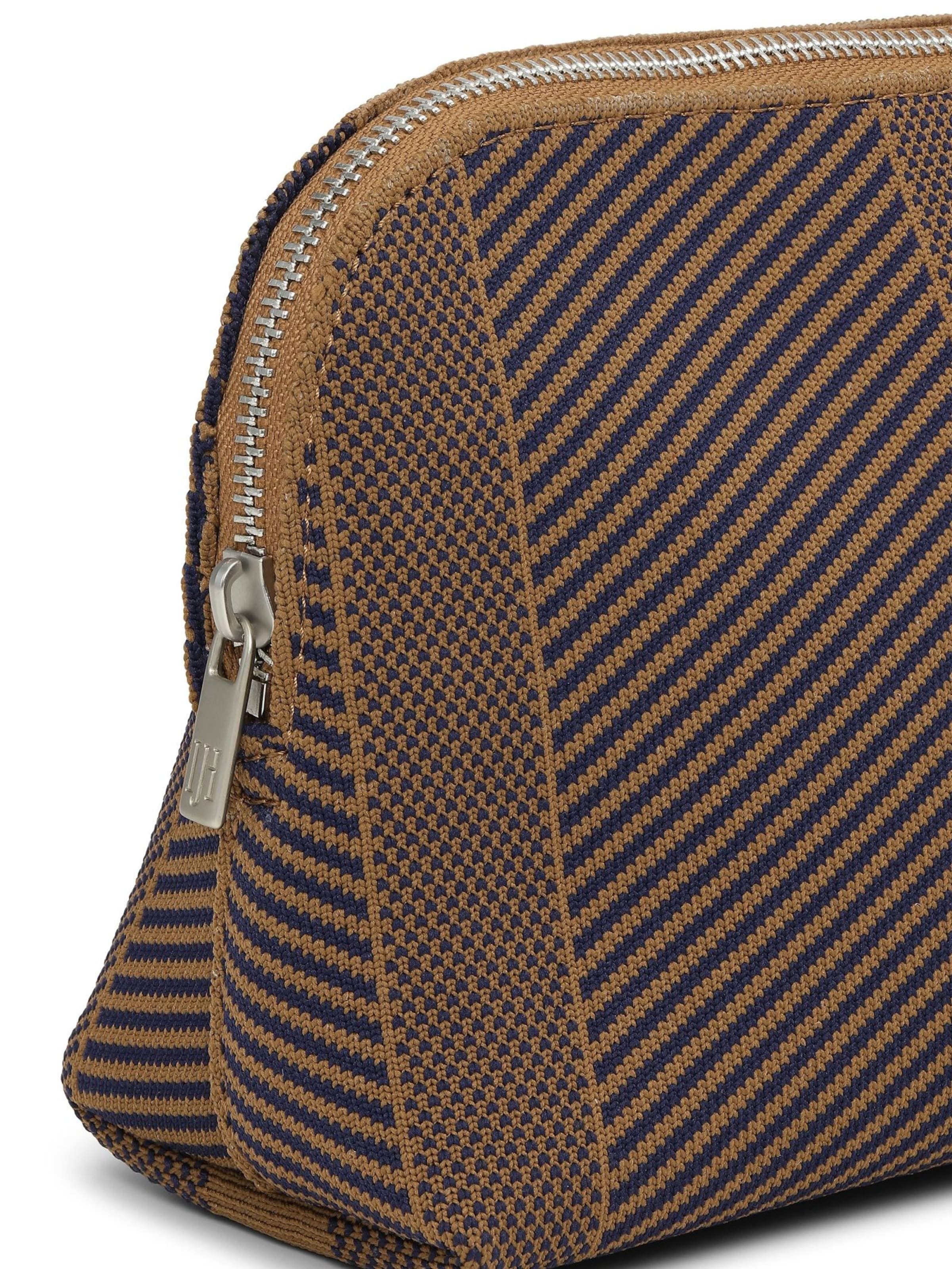 ILSE JACOBSEN Kosmetiktaske 'KNITTY02' i brun