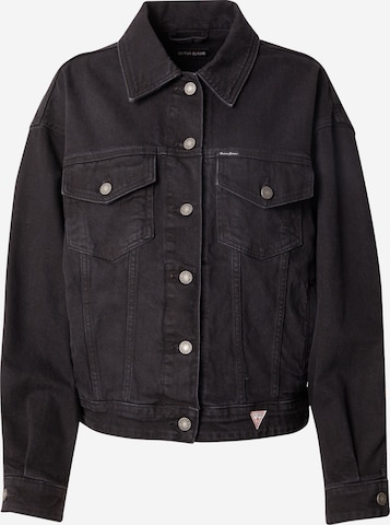juoda GUESS JEANS Demisezoninė striukė: priekis