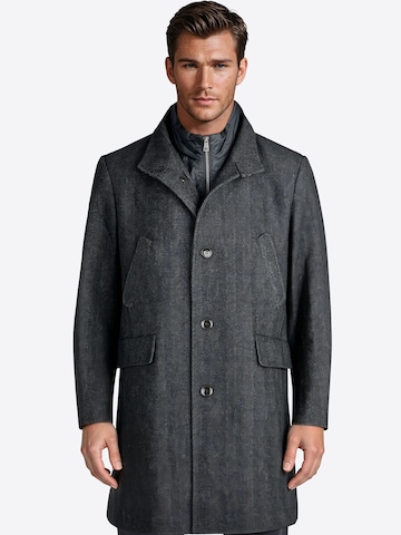 PIERRE CARDIN Between-Seasons Coat in Black: front