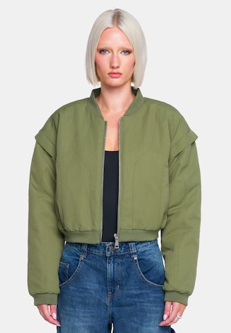 Veste mi-saison 'Yokon' OW Collection en vert : devant