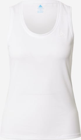balta ODLO Sportiniai marškinėliai be rankovių: priekis