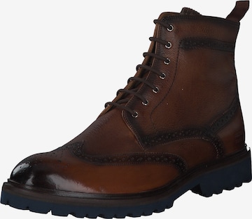 MELVIN & HAMILTON Lace-Up Boots 'Geoge 4' in Brown: front