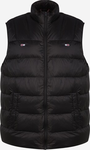 Gilet Tommy Jeans Plus en noir : devant