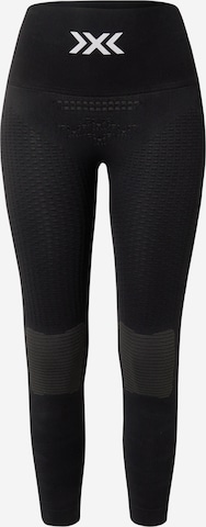 X-BIONIC Skinny Sportbroek 'ENERGIZER 4.0' in Zwart: voorkant