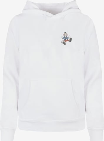 Sweat-shirt 'Tom and Jerry - Frankenstein Tom' ABSOLUTE CULT en blanc : devant