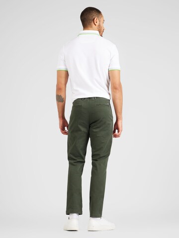 BOSS - Slimfit Calças 'Kaito 1' em verde