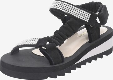GERRY WEBER SHOES Sandals 'Geli 01' in Black: front