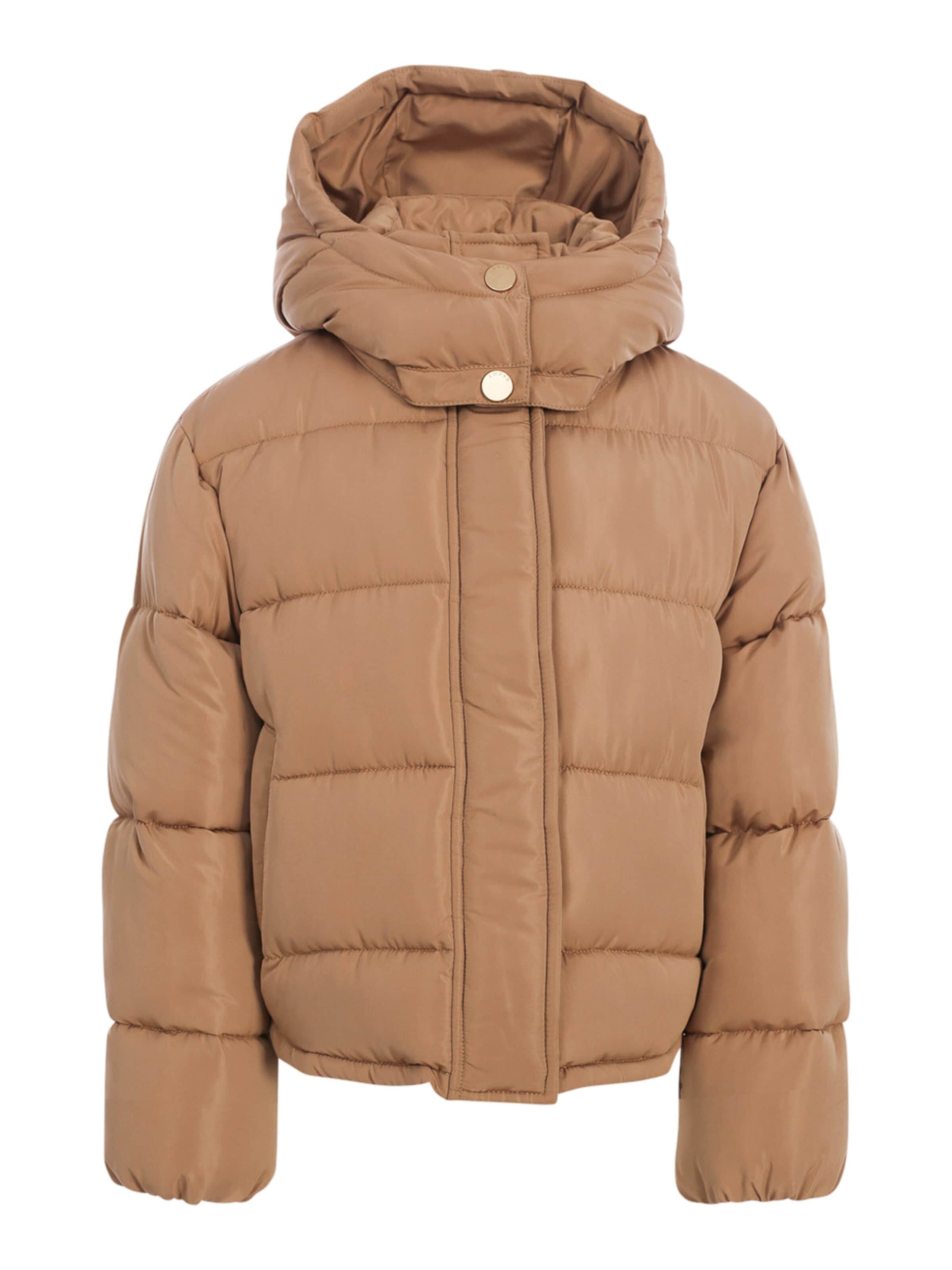 Looxs Revolution Winter Jacket in Beige: front