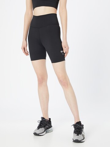 Skinny Pantaloni sportivi di aim'n in nero: frontale