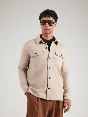 INDICODE JEANS Välikausitakki 'Nello' värissä beige: etupuoli