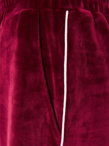 Funky Buddha - Pierna ancha Pantalón en rojo
